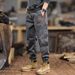 Stretch Jeans Men's Loose Casual Long Pants Tide Harlan Tights_mkmklike.com