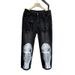 Men’s Vintage Tie-Dye Jeans – Retro High Street Style, Loose Straight Fit, Cotton Denim (Black/Blue-Gray, M-3XL)_mkmklike.com