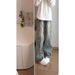 Men's Multi Pocket Cargo Jeans Trendy Loose Fitting Curved Cut Versatile Straight Leg Denim For Spring Autumn_mkmklike.com