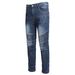 Men's Slim Fit Stretch Denim Jeans Heavy Duty Washed Motorcycle Street Style Original_mkmklike.com