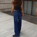 K Low-rise, Non-stretch, Straight-leg, Vintage American Style Denim Trousers For Women; New Wide-leg Street Style Jeans For Women_mkmklike.com