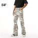 EF JEANS | 2025 New American Drape Camouflage Micro-horn Slim-fitting And Thin Floor-mopping Denim Slacks_mkmklike.com