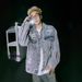 Loom European And American High Street Hip Hop Jacket For Men, Niche Design, Distressed Loose Denim Jacket, Trendy_mkmklike.com