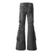 American Style Sexy Hot Girl Gray Cargo Pants Women Spring Summer Heavy Duty Slimming Straight Micro Flared Jeans_mkmklike.com