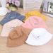 Hot Sale 7 Colors Soft Berber Fleece Bucket Plush Lamb Wool Winter Warm Fisherman Hat Women Girls Autumn Outdoor Panama Casual_mkmklike.com
