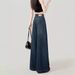 ELLE Vintage Wide-Leg Jeans For Women, Autumn 2025 New Loose Fit, Slimming High-Waisted Straight-Leg Floor-Length Pants, Thin_mkmklike.com