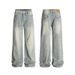 Vintage Washed Striped Jeans – American Clean Fit Straight-Leg Denim (S-XL, Unisex)_mkmklike.com