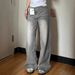 American Vibe Plus-size Vintage Washed Jeans Women, High Street Style, Loose Fit For Pear-shaped Body, Wide-leg Drapey_mkmklike.com