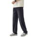 Summer Thin Lyocell Tencel Jeans Men's American Loose Hanging Straight Leg Pants_mkmklike.com