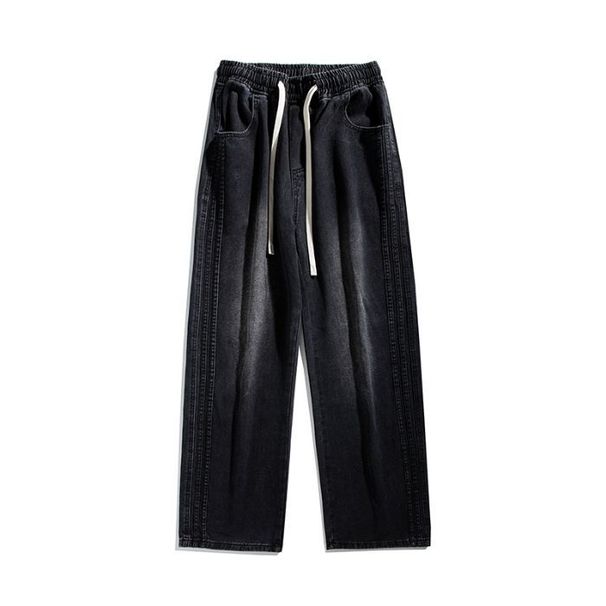Mingge | 2025 Spring New Side Three Leg Jeans Men, American High Street Loose Straight Pants For Men_mkmklike.com