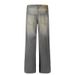 Men's Clothing Faded Bootcut Straight Wide Leg Casual Jeans For Men_mkmklike.com