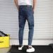 Men's Slim Fit Skinny Stretch Denim Jeans Casual Long Pants mid Waist Spring Autumn Cross Border Fashion_mkmklike.com