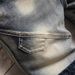 Men's Summer Thin Denim Shorts Loose Straight Leg Retro Patchwork Stretch 5 Point New Style_mkmklike.com