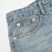 Street American Vintage Distressed Jeans For Men Loose Fit Vibe Style Flared Faded Washed Casual Long Pants_mkmklike.com