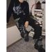American Street Style European And American Niche Camouflage Patchwork Jeans Men's Trendy Brand Yabi Slightly Flared Loose Ripped Jeans_mkmklike.com