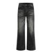 Vintage Washed Distressed Straight Leg Jeans For Men & Women – High Waist Comfort Stretch Denim Pants With Classic_mkmklike.com