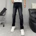 Men's Slim Fit Stretch Jeans – High Elasticity Straight Leg Denim Pants For Everyday Comfort_mkmklike.com