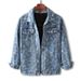 Loom Cross-Border Autumn Winter New European And American Retro Washed Jacket Men's Denim Clothing Factory Direct Sale_mkmklike.com