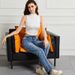 Women's Clothing Jeans Slim High Waist High Elastic Trousers Large Size Women's Pants Raw Edge Stitching_mkmklike.com