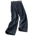 Women's Clothing Slim Straight High Waist Jeans For Women Niche Design Loose And Thin Hong Kong Style Spring And Autumn_mkmklike.com