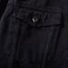 S005 Spring And Autumn Black Large Trendy Plus Size Men's Denim Jacket Stretch Workwear Long Sleeve American Style_mkmklike.com
