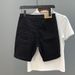 Trendy High Waist Cropped Jeans Rhinestone Embellishments Casual Denim High Street Pants For Young Men Summer Fashion_mkmklike.com