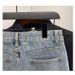 Men's Trendy Harem Denim Shorts Casual Wide Leg Pants Mid Length Trendy Brand New Style For Men_mkmklike.com