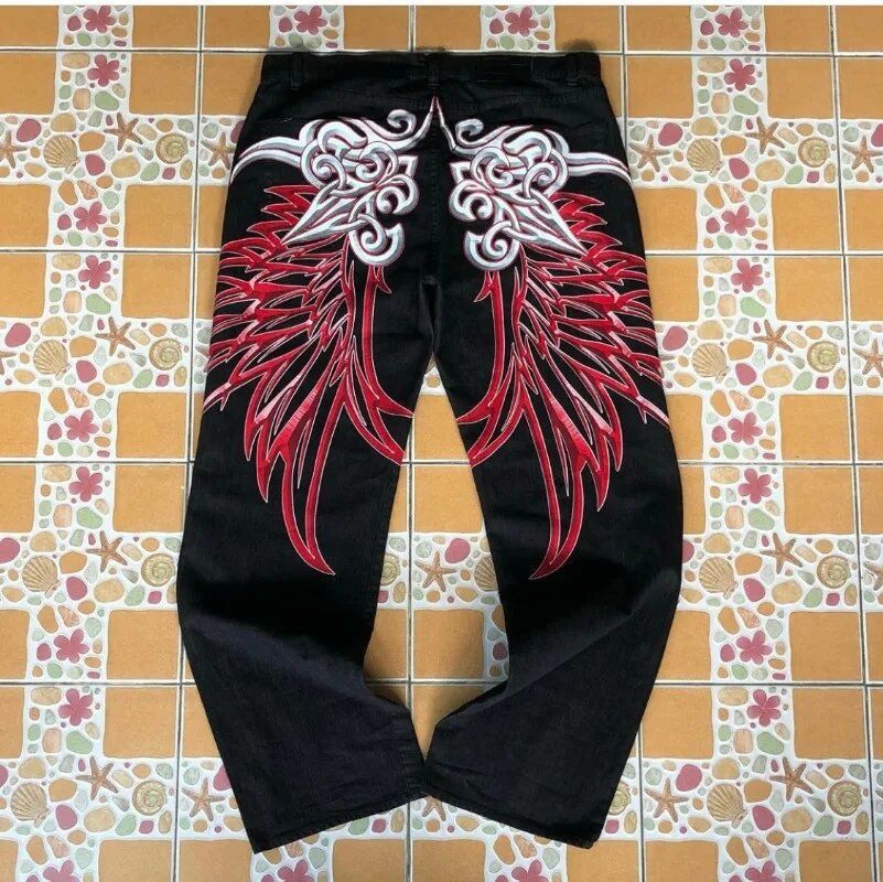 Y2K Bigboy Men Streetwear Loose Casual Men's Jeans_mkmklike.com