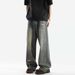 Nordmann American Style Vintage Distressed Patchwork Ripped Jeans For Men Ins Trendy High Street Slim Fit Design Pants_mkmklike.com