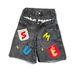 Men's Clothing Retro Double Waist Letter Stitching Denim Shorts Couple Summer New Hip Hop High Street Shorts_mkmklike.com