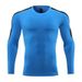 Men's Clothing Tights Long-Sleeved T-Shirt High Elastic Quick-Drying Breathable Sports Running Training Fitness Clothes Round Neck_mkmklike.com