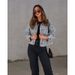 Women’s Embellished Denim Jacket – Heavy Beaded Bohemian Oversized Coat (S-3XL)_mkmklike.com
