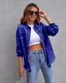 Distressed Denim Jacket For Women – Slim Fit, Comfortable & Stylish Casual Coat With Vintage Wash_mkmklike.com