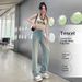 Trendy Girl Closet Trendy Girl Closet Tencel Jeans For Women, Summer Thin High-Waisted Loose Draped Ice Silk Wide-Leg Pants, Fashionable Versatile_mkmklike.com