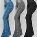 Explosive High-waisted Stretch Floor-length Flared Jeans Women's Trousers_mkmklike.com