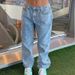 Women's High-Waisted Straight Leg Jeans - Relaxed Fit Casual Denim Pants, Comfortable Cotton Blend, Autumn Essential, Plus Size Available_mkmklike.com