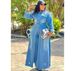Women's Loose Denim Long Coat European American Style Button Cardigan Trench Coat Jacket With Long Sleeves For Autumn Winter_mkmklike.com