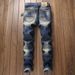 Men's Clothing Nostalgic Jeans Fashion Washed Youth High Street Ripped Trendy Denim Trousers_mkmklike.com