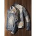 Spring And Autumn Cowboy Men's Korean Edition Jacket Youth Boutique Seam Patch Trendy Brand Top_mkmklike.com