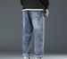 Spring And Summer Thin Jeans Men's Trendy Loose Straight Dad Pants Plus Fat Plus Size Wide Leg Jeans Men's Foreign Trade_mkmklike.com