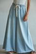 Women's Wide Leg Pants With Drawstring Elastic Waist New Washed Denim Jeans From Collection_mkmklike.com