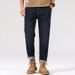 2025 New Jeans Men's Thin Material Lyocell Ice Silk Jeans Men's Fattened Plus Size Small Straight Pants Men_mkmklike.com