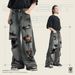 Men's Distressed Loose-Fit Jeans – Ripped Wide Leg Denim Pants (XS-XL)Men's Clothing_mkmklike.com