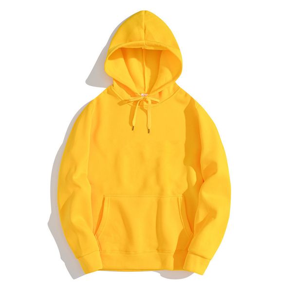 Men's Clothing retro pure cotton sweater jacket pullover solid color large size hoodie_mkmklike.com