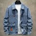 Men's Clothing Denim Jacket Men's Popular Korean Style Trend Loose New Men's Workwear Jacket Clothes_mkmklike.com