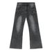 EF JEANS | 2024 New Washed Black Ash White Lightning Crack High Street Personality Jeans Trendy Men And Women_mkmklike.com