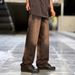 Amekaji Men's Washed Distressed Jeans Retro Trendy Brand Casual Loose Fit Long Trousers Export Workwear_mkmklike.com