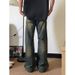 Nordmann Men's Flared Jeans Loose Straight Retro Washed Casual American High Street Trendy Brand Versatile Cool Long Pants_mkmklike.com