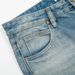 Distressed Frayed Jeans Street Fashion Punk Washed Gradient Loose Straight Long Men's Versatile Casual Dad Pants_mkmklike.com