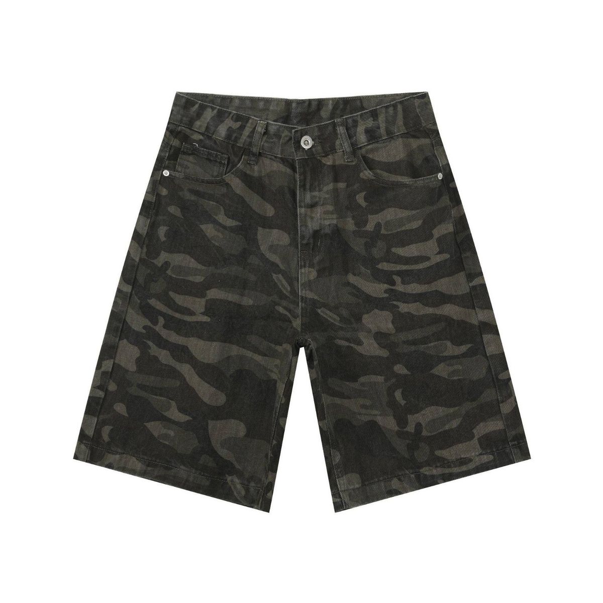 Men's Summer Military Camouflage Capri Shorts Casual Fashion Workwear Hot Pants Trendy Light Beach Clothing_mkmklike.com